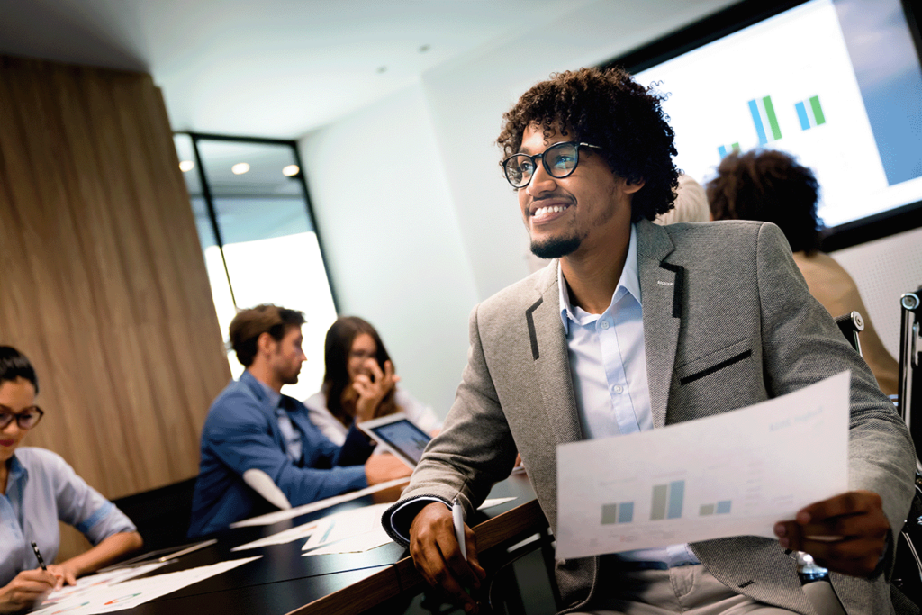 Client looking at Growth in ROI